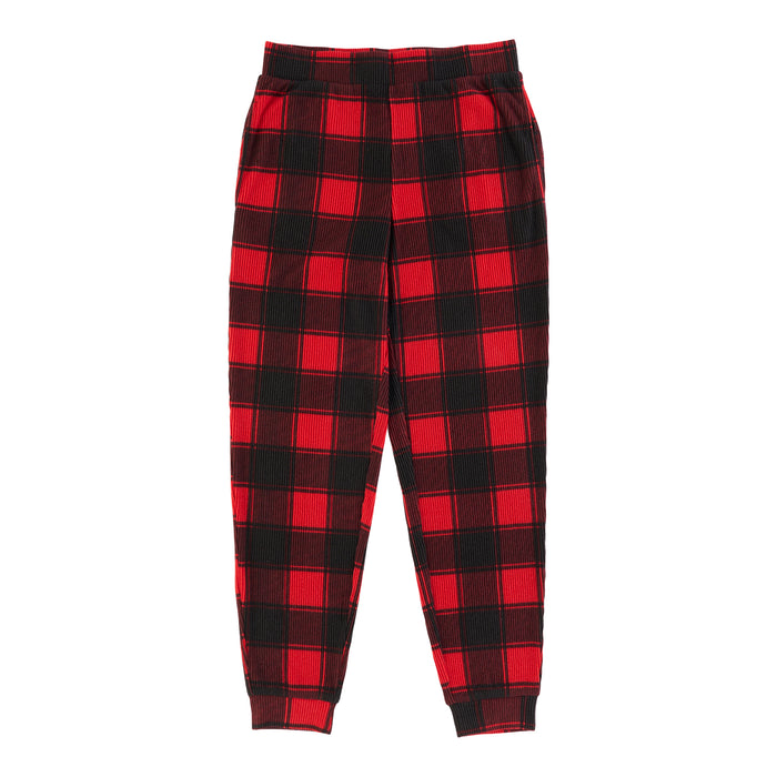 Pantalon de pyjama de style jogging en tricot côtelé Carisma pour femmes