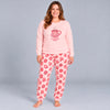 Carisma Women's Plus Velour PJ Set, 2-Piece