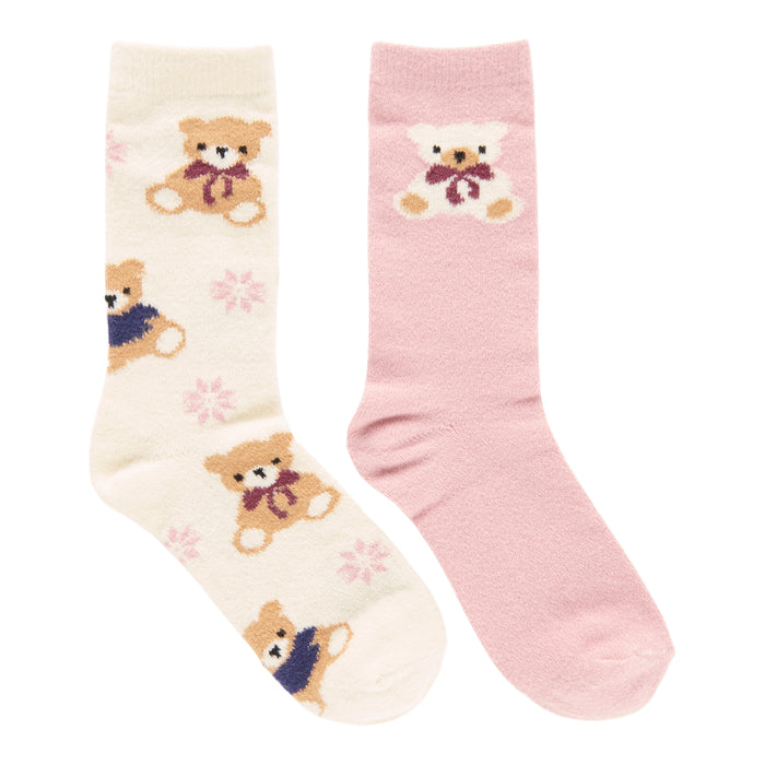 mySTYLE Women's Soft Crew Socks, 2-Pack