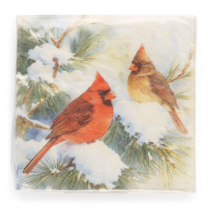 Christmas Themed Beverage Napkins, 20-Pack