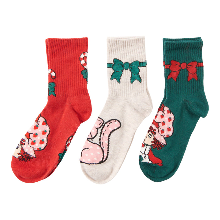 Mi-chaussettes de fantaisie sous licence pour femmes, emb. de 3 paires