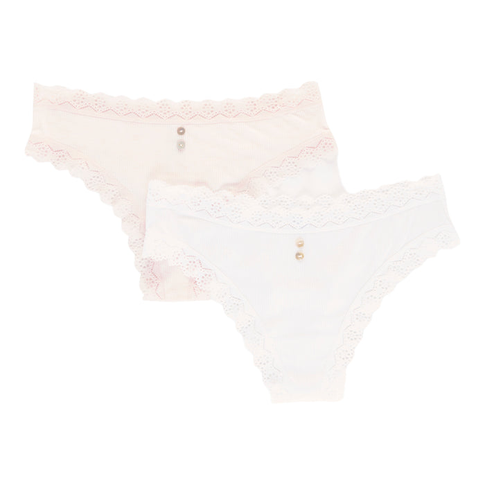 Tanga côtelé mySTYLE pour femmes, ens. de 2