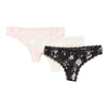 mySTYLE Women's Thongs, 3-Pack