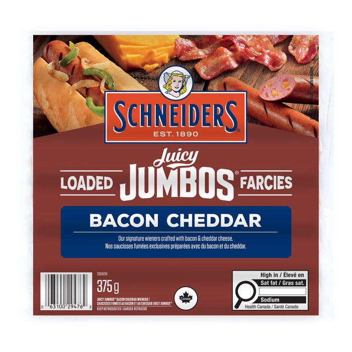 Schneiders Saucissons Bacon Cheddar, 375 g