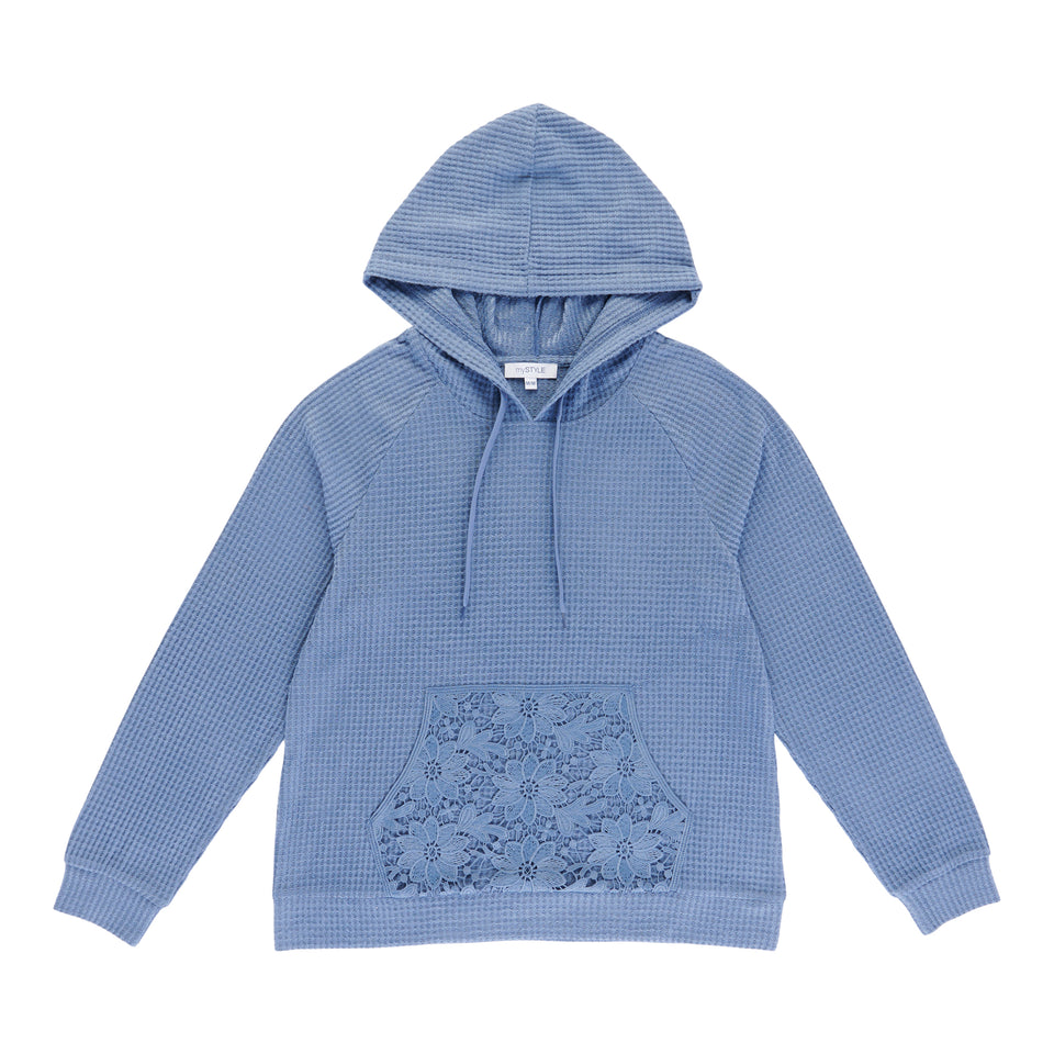 mySTYLE Women's Crochet Trim Hoodie – Giant Tiger