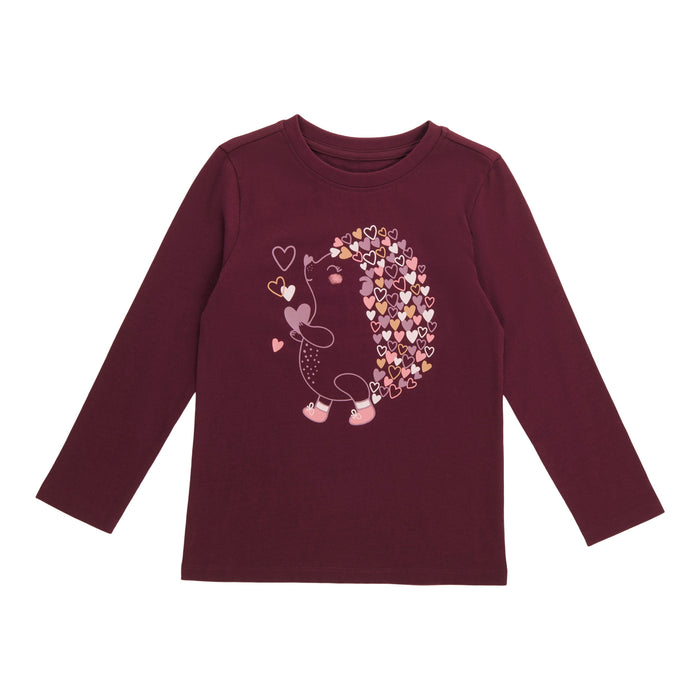 T-shirt imprimé à manches longues Inspiration automnale MONKEY BARS pour toutes-petites