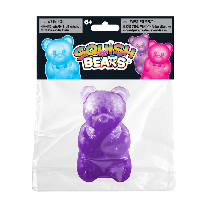 Squishi Gummy Bear, Assorted, 5.5-in x 1-in x 9-in.