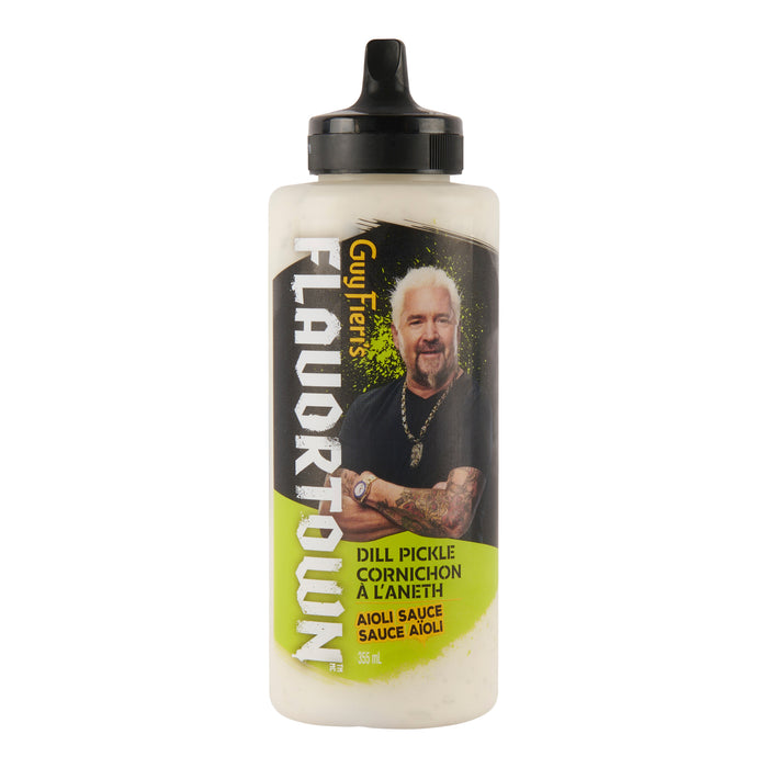 Guy Fieri's Flavortown Top Dill Pickle Aioli Sauce, 355 ml