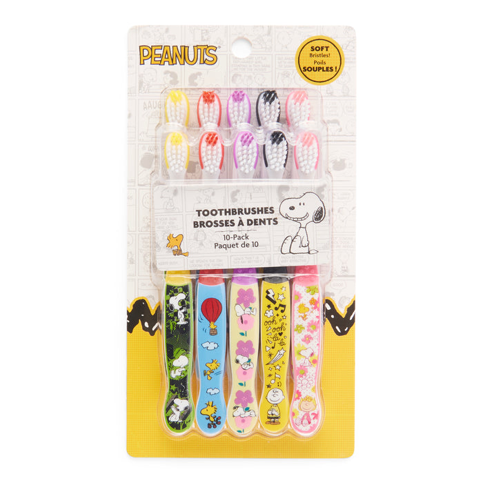 Peanuts Little Explorer Toothbrushes, 10-Pack