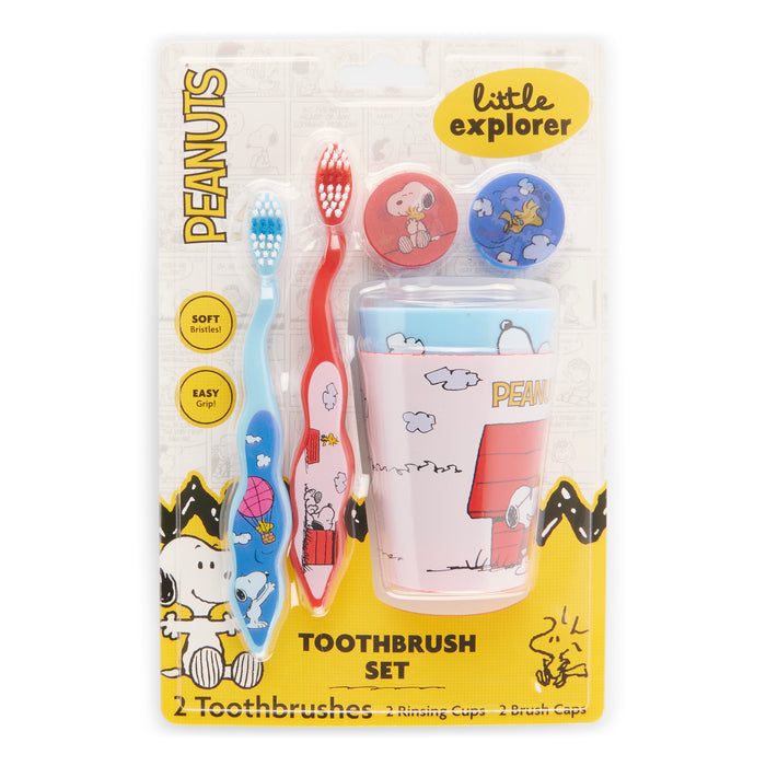 Peanuts Little Explorer Toothbrush Set, 6-Piece