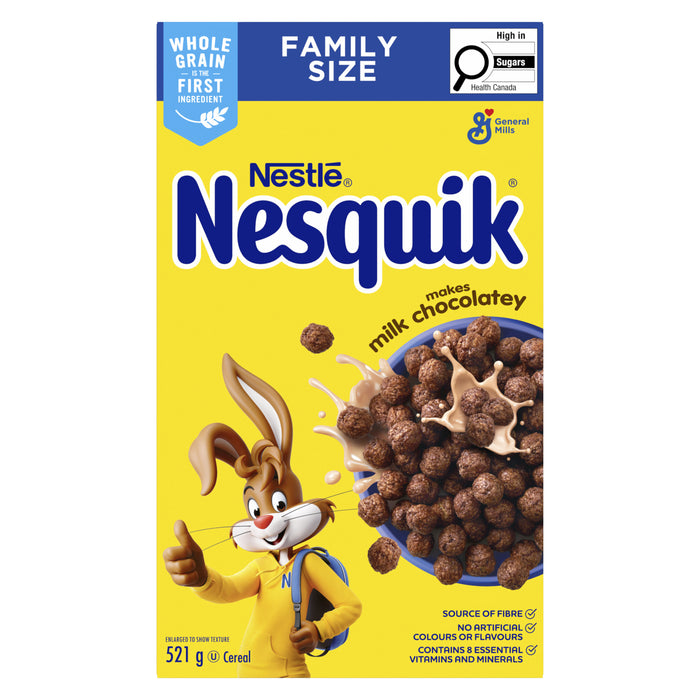 General Mills Nestle Nesquik Cereal, 521 g