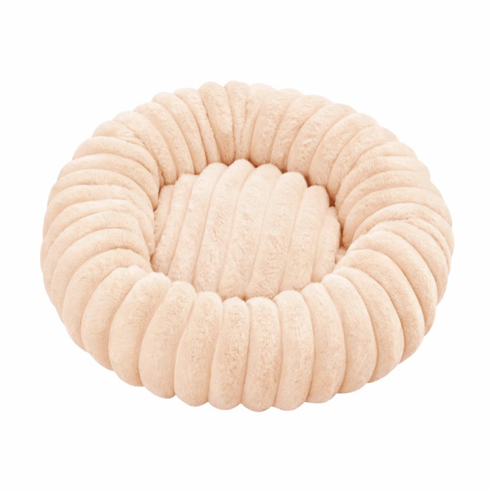 Round Faux Fur Pet Bed