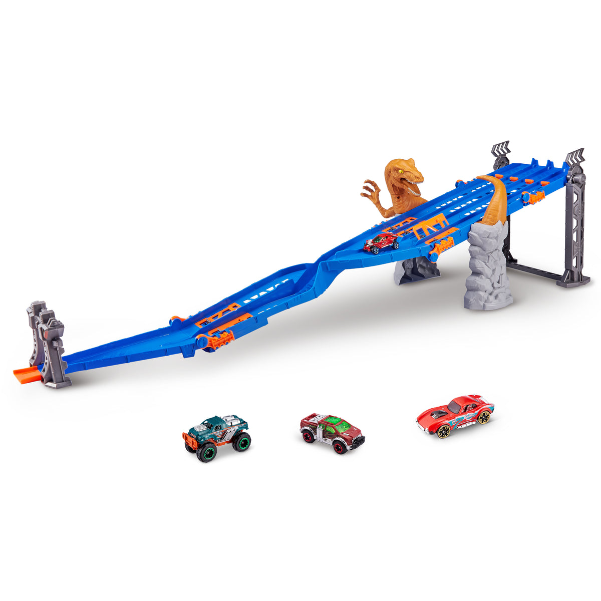 Tiger Rapter Piste de course à 4 voies Attaque du raptor Metal Machines – Giant Tiger