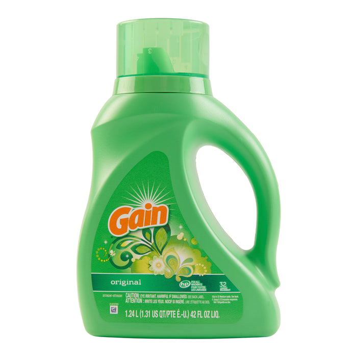 Détergent à lessive liquide Gain, parfum original, 1,24 L