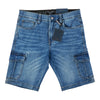 Short cargo droit en denim Modern Ridge pour hommes