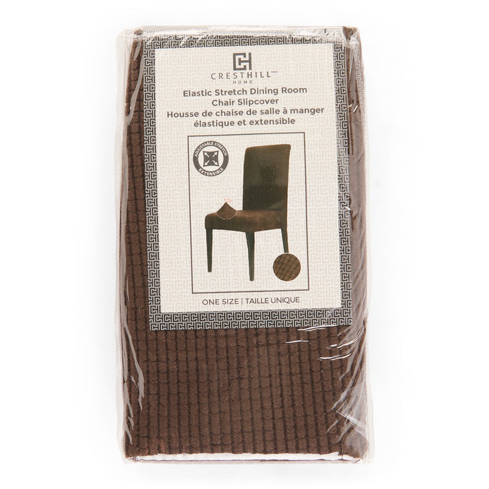 Waffle Chair Cover, Brown
