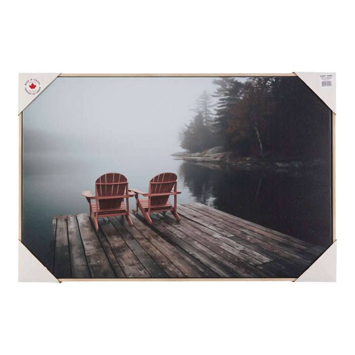 Framed Canvas Wall Art, 22-in x 34-in.