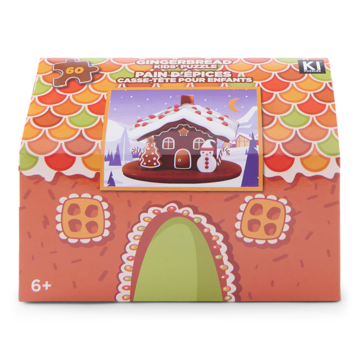 Collection de casse-têtes de bonhommes de pain d’épice, assortiment, 60 pièces