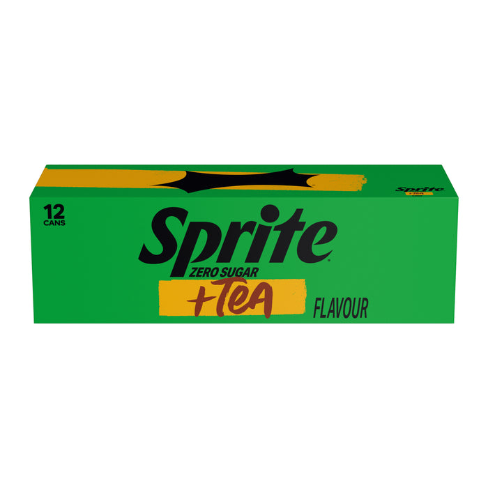 Boisson gazeuse Sprite Zéro sucre à saveur de citron-lime et thé, 12 canettes x 355 ml