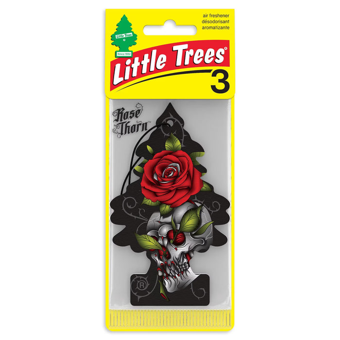 Assainisseurs d’air Rose Thorn Little Trees, paquet de 3