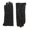 Women's Woven Leather Gloves