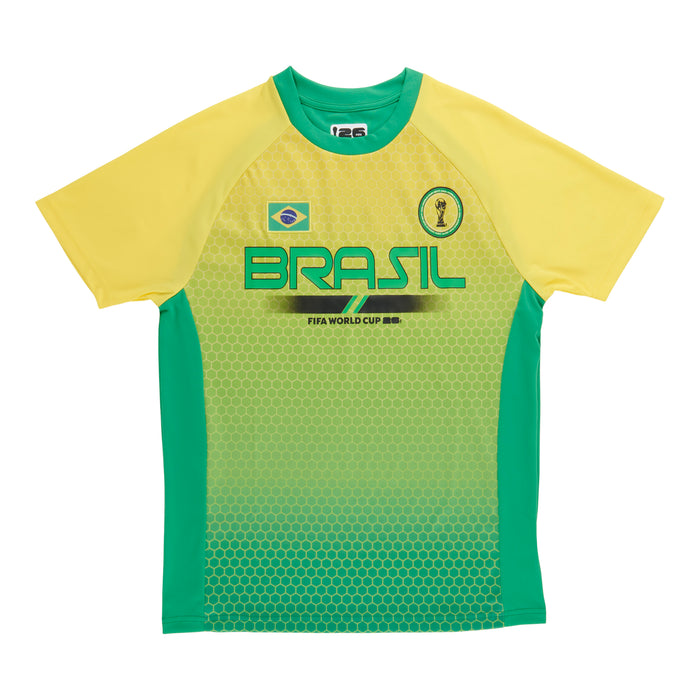 FIFA Men's Licensed Brazil Short Sleeve T-Shirt Jersey