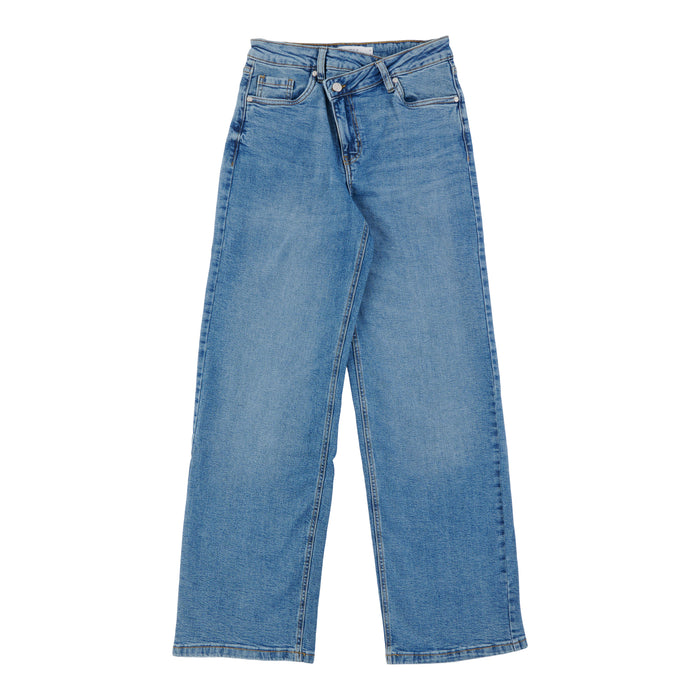 mySTYLE Women's Cool Comfort Crossover Denim Pants,