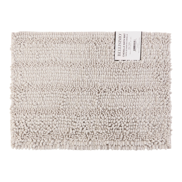 Tapis de bain en chenille, 20 po x 28 po