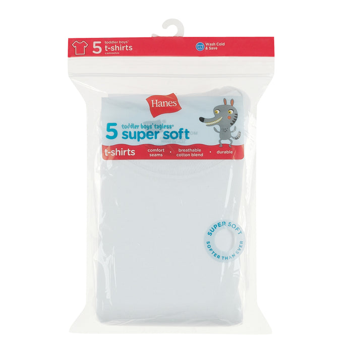 Hanes Toddler Boys' T-Shirts, 5-Pack