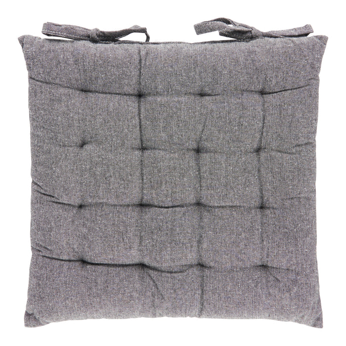 Chair Pad, Black, 16-in x 16-in.