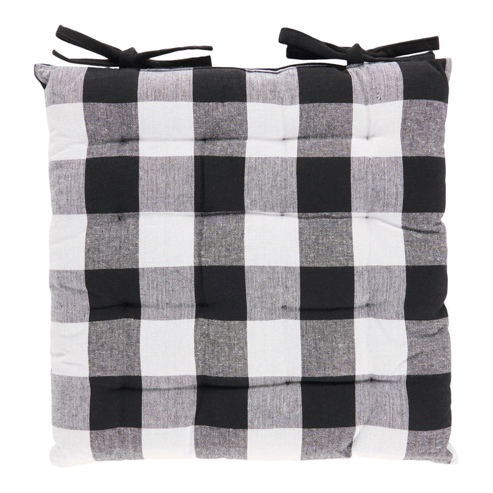 Chair Pad, Plaid, 16-in x 16-in.