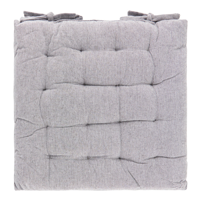 Chair Pad, Light Grey 16-in x 16-in.