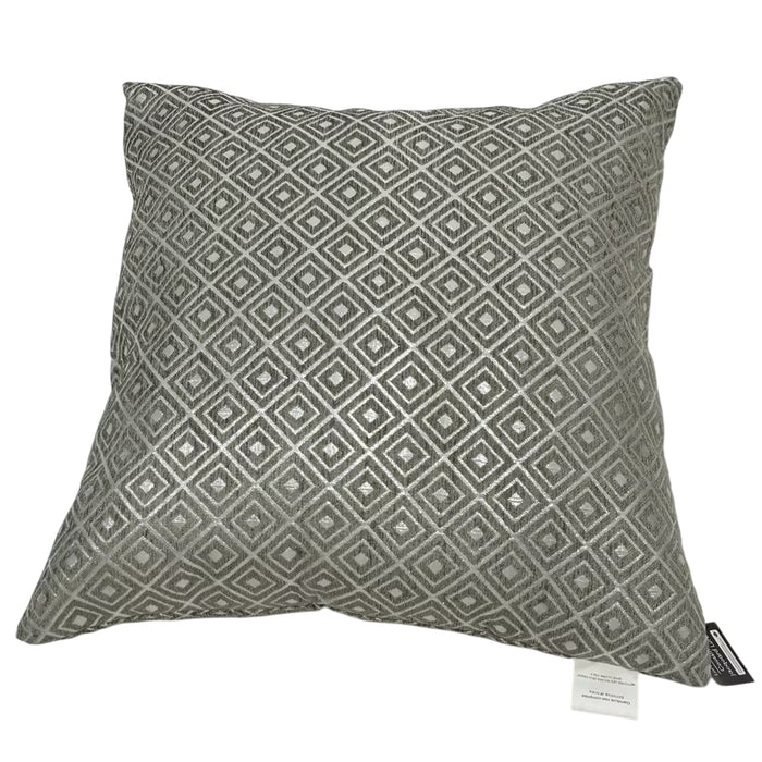 Coussin en jacquard avec touches de lurex, 22 po x 22 po