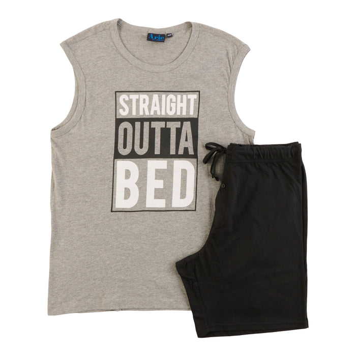 Ens. pyjama camisole et short en jersey pour hommes – 2 pièces