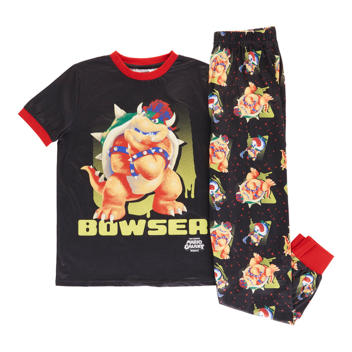 Pyjama Bowser sous licence pour garçons, 2 pièces