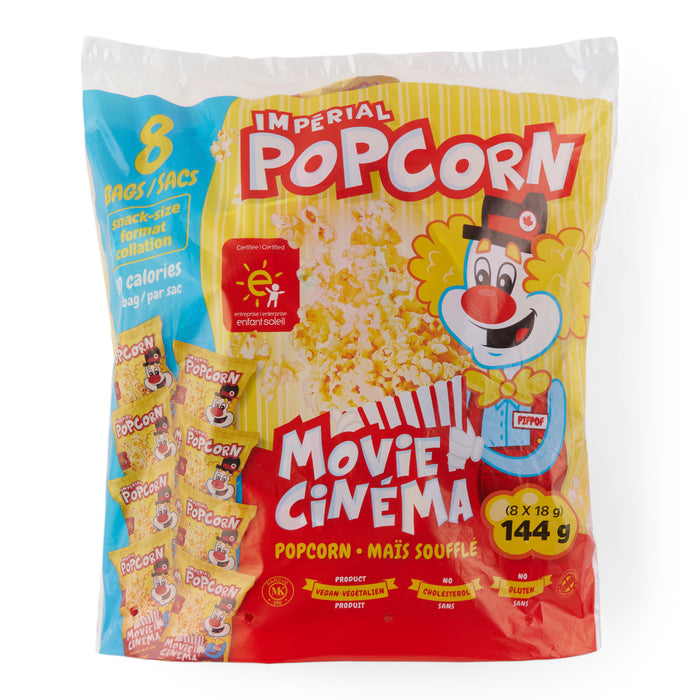 Maïs soufflé Impérial, Cinéma, 18 g, emb. de 8