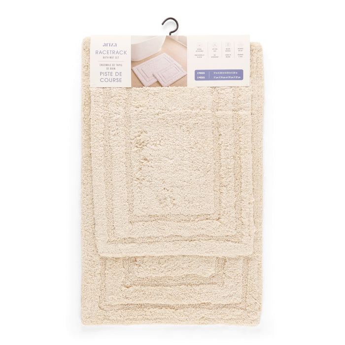 Racet Bath Mat & Runner Set, 2 Piece