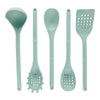 Silicone Utensil Set, Sage, 5 Piece