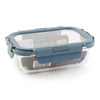 Glass Container With Locking Lid, 640-ml.