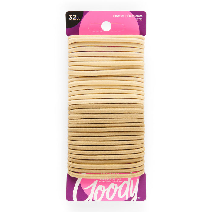 Élastiques à cheveux GOODY, Beach Blonde – emb. de 32
