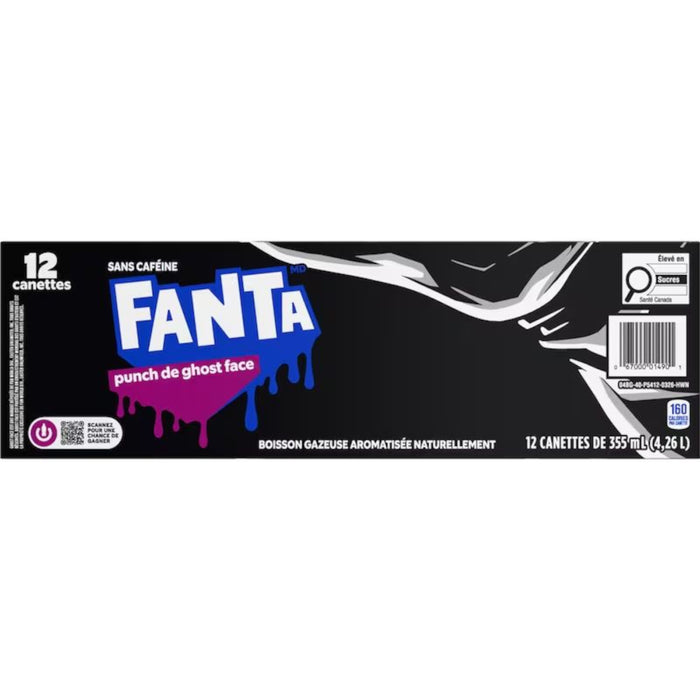 Fanta Ghost Face Punch Soda, 355 ml, 12-Pack