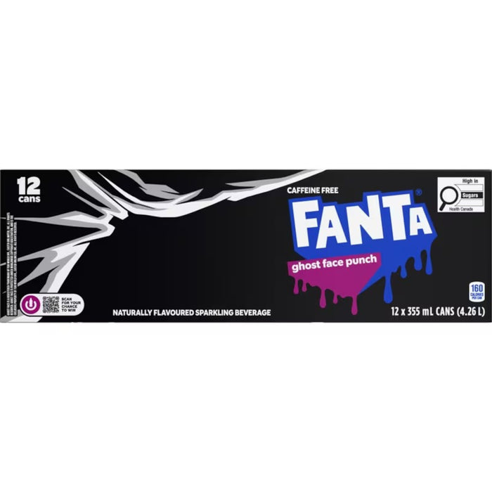 Fanta Ghost Face Punch Soda, 355 ml, 12-Pack