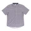 Chemise texturée à manches courtes pour hommes