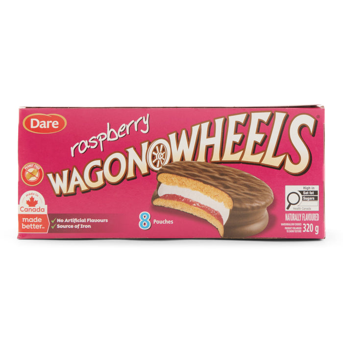Biscuits Wagon Wheels Framboises Dare, 320 g, emb. de 8