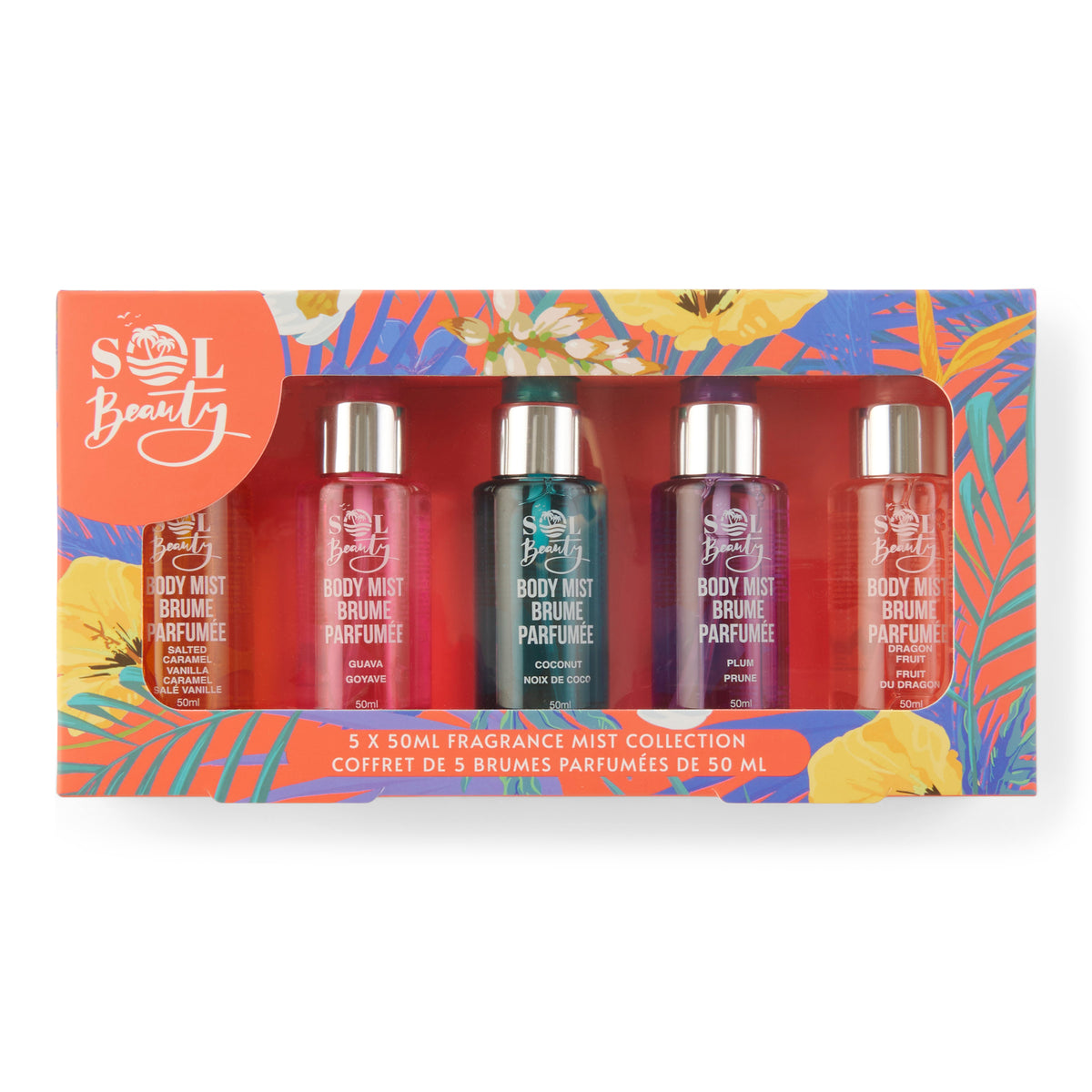 Sol Beauty Body Mist, 5-Piece – Giant Tiger