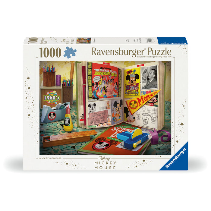 Disney 1960's Mickey Moments Puzzle, Mickey Mouse, 1000 Piece