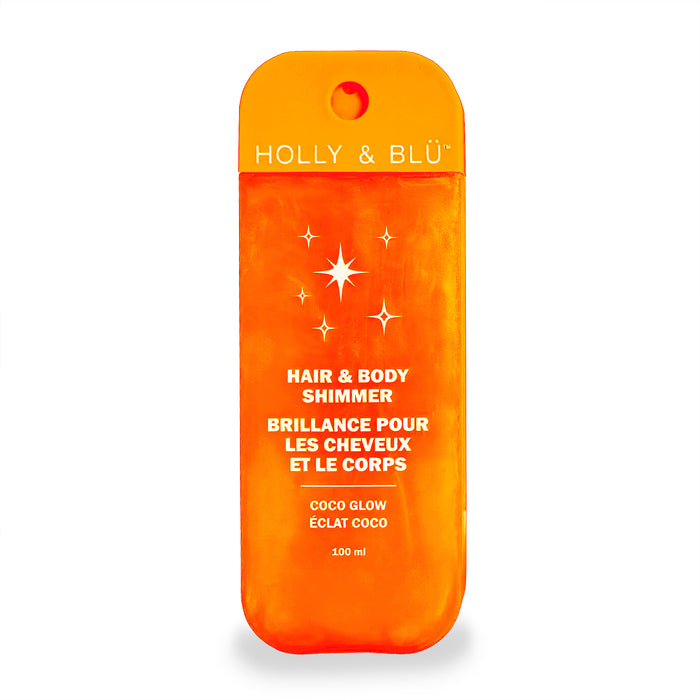 Produit chatoyant pour cheveux et corps Holly & Blu, 100 ml