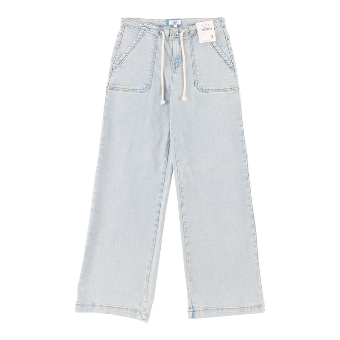 Suko Women's Pull-On Wide-Leg Jeans