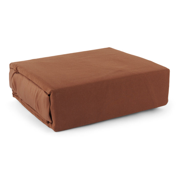 Ensemble de draps unis, assortis, lit simple, 3 pièces