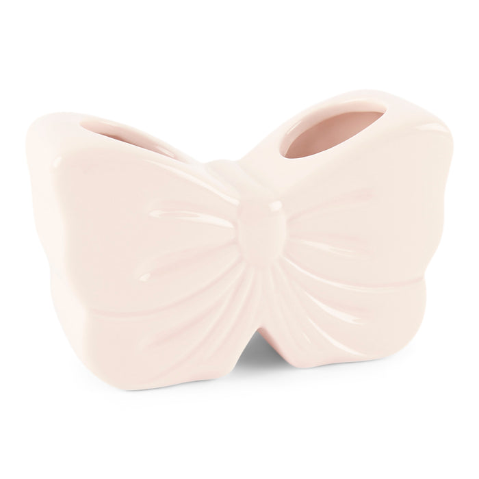 HomeStyles Ceramic Bow Organizer, 5.7-in x 2.4-in x 3.5-in.